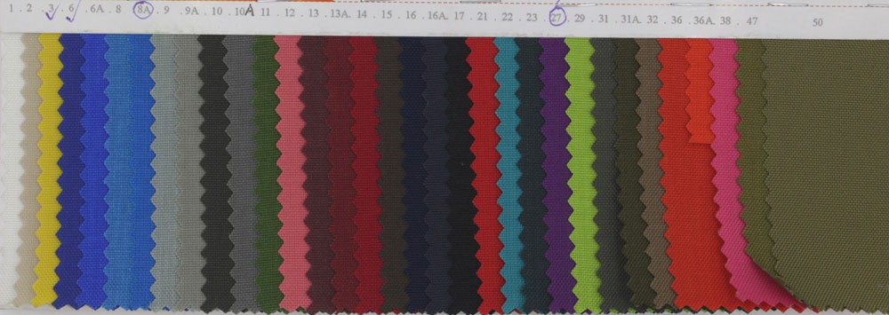 pu coated 500d cordura nylon fabric